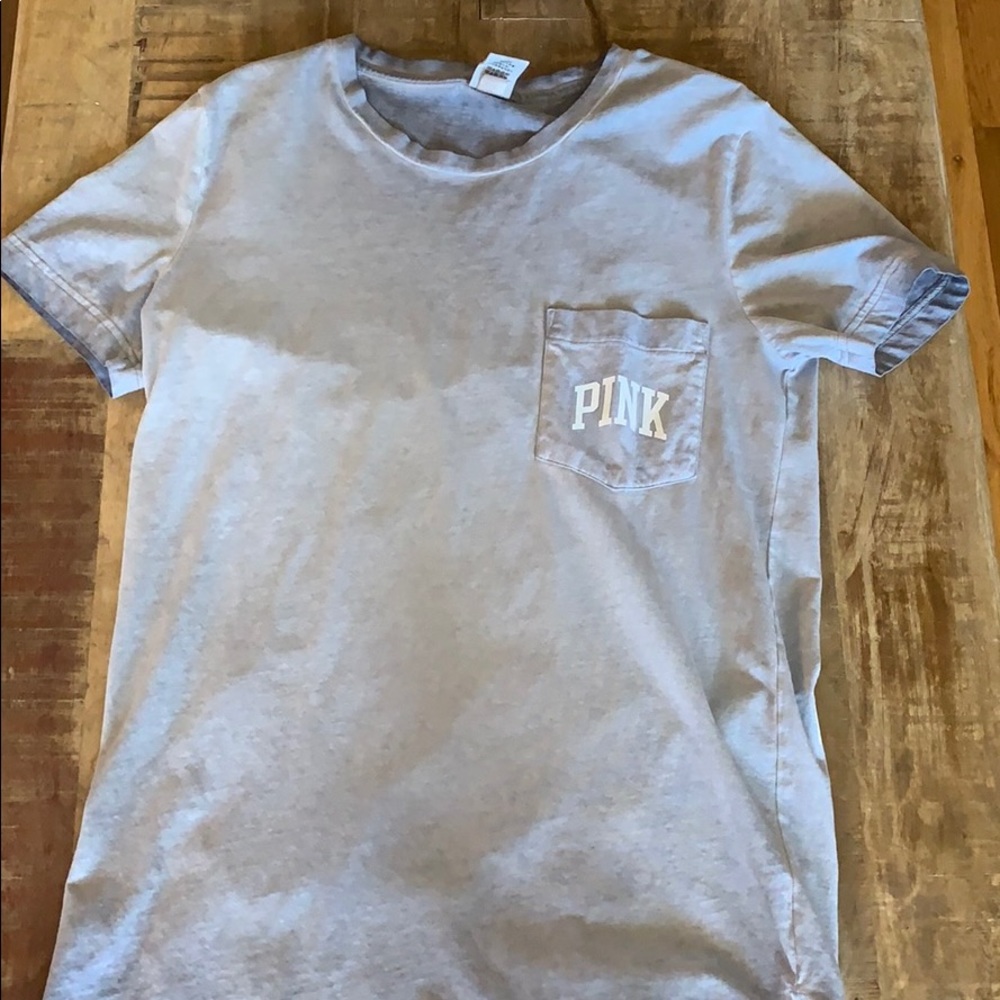 PINK Victoria’s Secret grey t-shirt